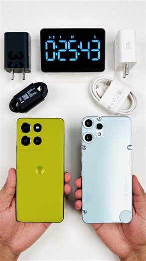 7.7K views · 290 reactions | Motorola G86 Power 5G vs CMF Phone 2 Pro Battery Charging Test . . . . . . . . . #reels #motorola #batterycharging #cmf #test #technology #motorolag #battery #cmfphone2 #mobile #motog86power #charging #cmfphone #gadgets #motog86 #charger #cmfphone2pro #android #motorolamotog #cmfbynothing #tech | Stoner's Unboxing | Facebook