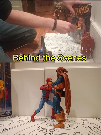 Behind the Scenes Marvel Legends Hobgoblin Stop Motion Unboxing