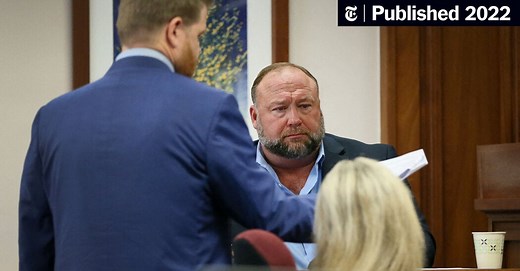 Alex Jones, Under Questioning, Is Confronted With Evidence of Deception