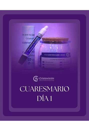 🚨 Esta Cuaresma no la vas a vivir igual. Empezamos nuestro CUARESMAARIO ✝️🔥 40 días. 40 retos. 40 oportunidades para volver al corazón de Dios. Cada día subiremos un video con un reto práctico: más oración, más silencio, más caridad, más conversión real. No es contenido. Es transformación. Si quieres vivir una Cuaresma diferente… este es tu lugar 🤍 💜 Puedes apoyar esta misión y hacer tu donación a través de Nequi: 📲 3002162141 Comenta: “Acepto el reto” si caminas estos 40 días con nosotros.