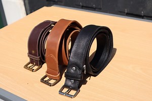 Leather Money Belt for Men and Women, Safe Belt With 50 Cm Zippered Compartment, Full-leather Belt Handmade, Safe for Travel and Parties - Etsy