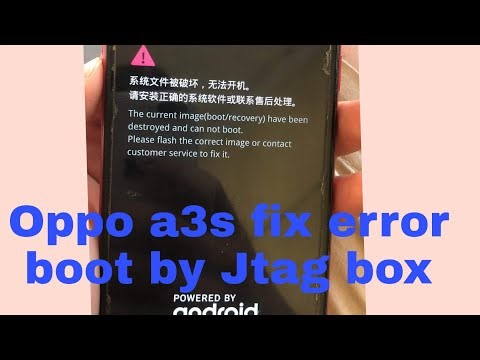 Easy Jtag fix oppo a3s fix error boot(CPH1803) ✅✅