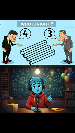 How Many Sticks Do You See? 🪵 Optical Illusion Challenge!” #shorts #illusion