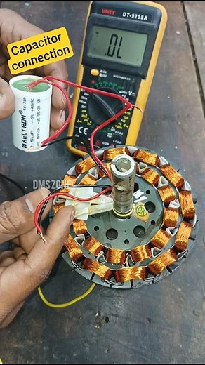 4 wire Ceiling fan core winding checking with multimeter// 4 wire Ceiling fan capacitor connection