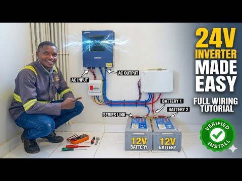 24V Inverter Installation Made Easy | Full Wiring Tutorial