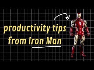 How to work like Tony Stark? 5 productivity tips from Iron Man 1🤖#ironman