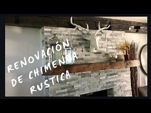 Renovación de chimenea /como renovar una chimenea/ como renovar una chimenea rustica