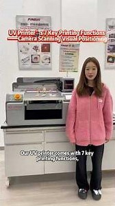 UV printer‘s 7 printing functions——camera scanning visual positioning