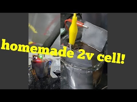 Making a Battery (lead acid cell) part 1