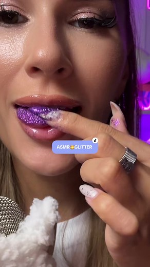 ASMR Glitter: Purple Glittering Sensations for Relaxation | Adore ASMR 💜