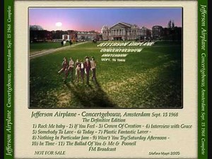 JEFFERSON AIRPLANE : LIVE 1968 : PLASTIC FANTASTIC LOVER .