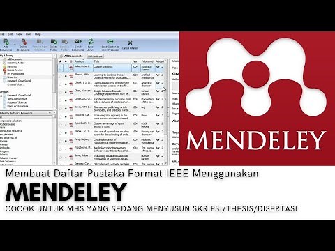 Membuat Daftar Pustaka Format IEEE Menggunakan MENDELEY