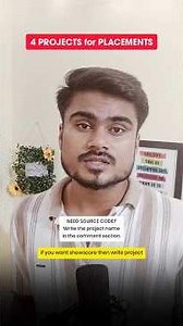 4 Computer Science Projects For Resume 🧑‍💻 .......... #shorts #projects #jobs #resume #cseprojects