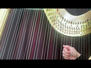 How to play scales on the harp