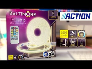 Baltimore LED strip with 576 LEDs per meter from ACTION