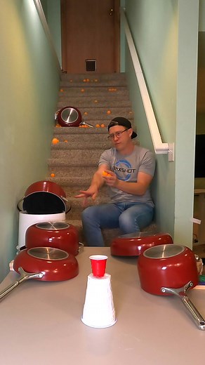 Crazy shot failed…Successfully? #trickshot #trickshots #fails #bloopers | Trixshot