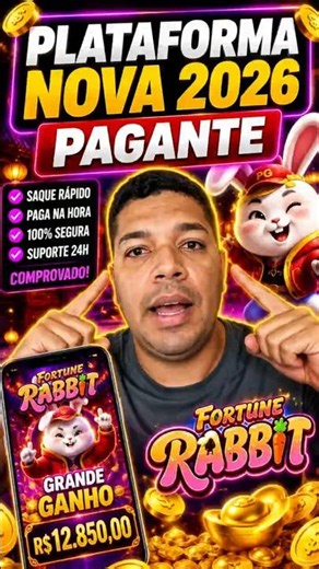 PLATAFORMA NOVA 2026 🐰 Fortune Rabbit | Nova Plataforma Pagando #Shorts