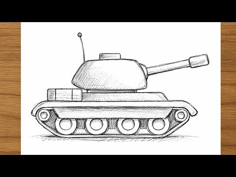 This Tank Drawing Looks TOO Real for Pencil