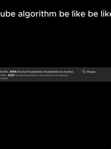 YouTube algorithm be like...💀 #CapCut #footballedit #football #cr7cristianoronaldo #fyp #wtf #meme #yt #algorithm @capcut @championsleague @psg @fcbayern