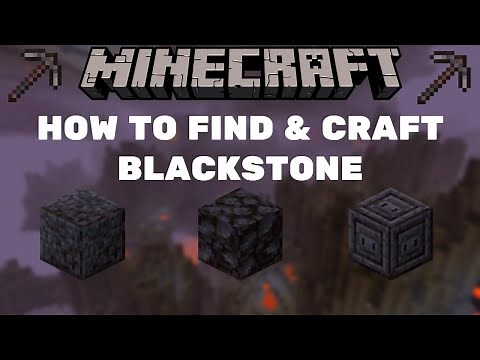 How to FIND & CRAFT BLACKSTONE in Minecraft! ⛏ Full Blackstone Guide - 1.16 Nether Update