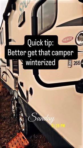 Austin Arithson | Spend a half hour now winterizing your camper. Or spend a lot more time and money in the spring fixing the problems. #outdoor #adventure... | Instagram
