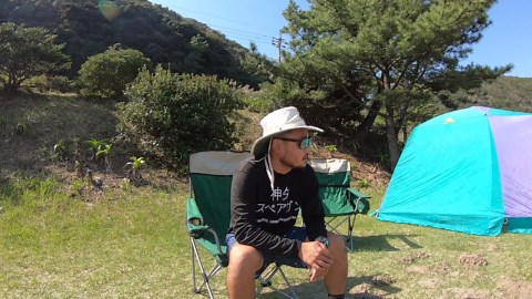 CAMPING IN JAPANESE COUNTRY SIDE!! My Back Story + Catch and Cook