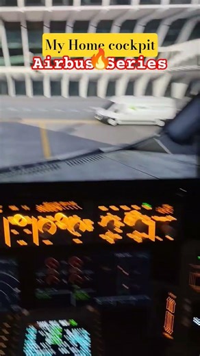 🔥My Home cockpit Airbus Series 🇵🇱 #airplane #viral #aviation #airplaneambience #flightsimulator