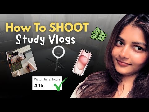 How To Shoot Study Vlogs 📚📖🎥Study Channels Which Can Monetise And Earn💸‼️#studychannel#studyvlogs