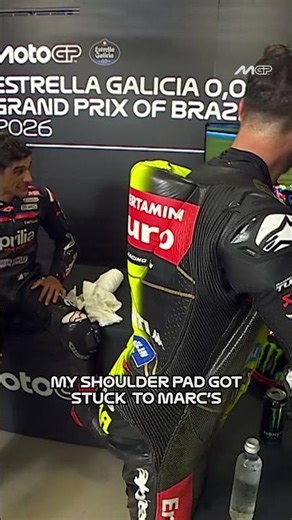 UNHEARD: "My shoulder pad got stuck to Marc's footpeg" 🤯 | 2026 Brazilian GP