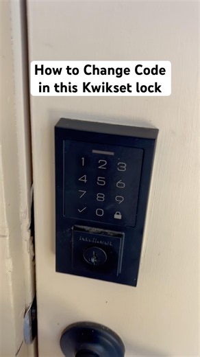 How to Change Code Kwikset Door Lock
