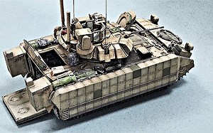 【佳作欣赏】[戳本视频介绍查看更多信息]MENG模型U.S. M2A3 布拉德利步兵战车模型制作.