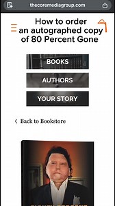 29K views · 57 reactions | How to order an autographed copy Of 80 Percent Gone Please visit: https://www.thecoremediagroup.com/product-page/eighty-percent-gone | Dimeo Joe | Facebook