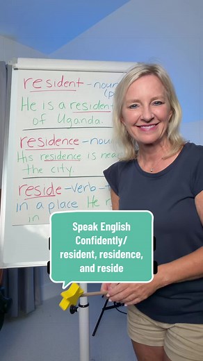 Difference Between Resident, Residence, and Reside