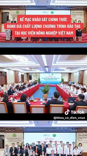 BẾ MẠC KHẢO SÁT ĐÁNH GIÁ CHƯƠNG TRÌNH ĐÀO TẠO TẠI VNUA #Khoacodien_vnua #hocviennongnghiepvietnam @Học viện Nông nghiệp Việt Nam