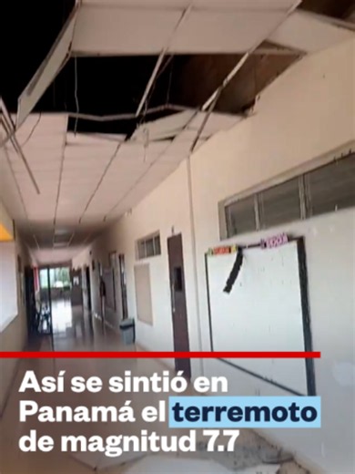 📍 Así se vivió en Panamá el terremoto de magnitud 7.7 que esta tarde sacudió al país y provocó alertas de tsunami para Ecuador, Colombia, Nicaragua y Guatemala. El epicentro se detectó al suroeste de la remota comunidad de Pitazola Arriba, cerca del sur del país. Poco después una réplica de magnitud 5.5 se registró en la localidad de Bajo Corral.