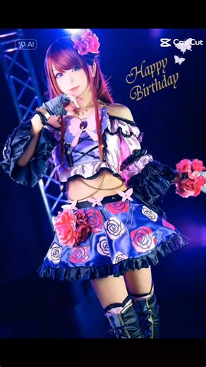 Akari Ozora on Instagram: "Aikatsu Ran Shibuki Beautiful Girl Cosplay And My Photo Girl Beauty In Wallpaper Pretty My Sleep Night Good And Bed Time And Very Beautiful From Ai CapCut Video 🤩🤩🤩💜💜💜💜"