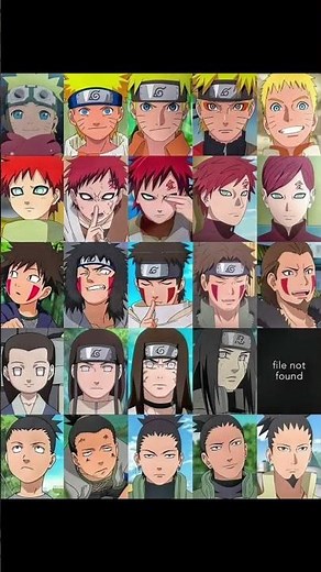 Naruto Characters Evolution 🔥 From Kids to Legends (Full Glow Up)