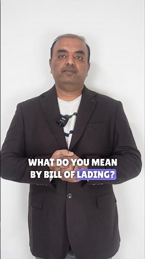 Definition of Bill of Lading - Ocean Marine Insurance