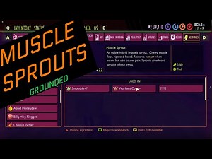Muscle Sprouts, new item in Grounded