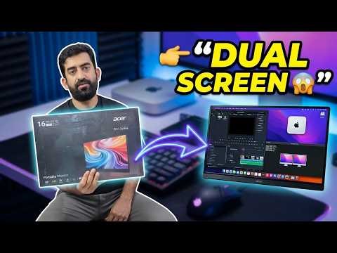 I Turned My Mac Mini into a Dual Screen Setup 😱 | Acer Portable Monitor Review