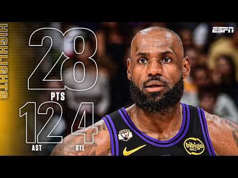 LeBron James’ double-double fuels Lakers’ win vs. Suns | NBA on ESPN