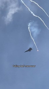 57K views · 1.6K reactions | F-22 Raptor does the falling leaf manouver 朗 #aviation #flying #pilot #airforce #military #navy #airshow #aerobatics #avgeek #aviationlovers #instaplane #jet #fighterjet #aircraft #planeporn #aviationphotography #aviationlife #flight #pilotlife #airplane #aerospace #planespotting #aviation4all #aviationdaily #instaaviation | Air Supremacy | Facebook