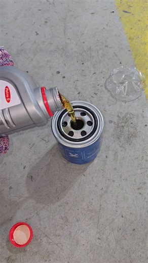 diesel engine oil filter changing #automotive #DIY #mechanic | How To Repair