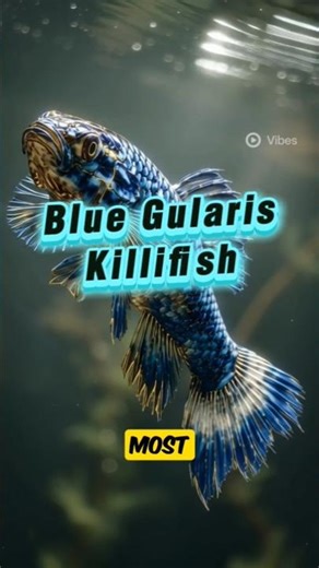 Your Blue Gularis Killifish!
