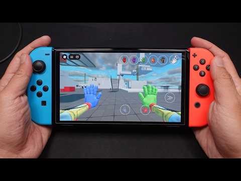 POPPY PLaytime 5 Grabpack Test - Roblox On Switch Oled