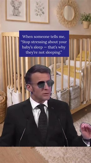 No, your stress isn’t preventing your baby from sleeping. Their development is 😉 🎁 FREE 0–3 year sleep development timeline 💬 Comment TIMELINE ➕ Follow me : I’m Cyrielle Dailly, a baby & child sleep specialist