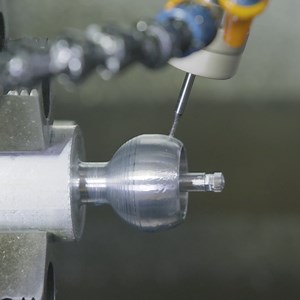 Happy Manufacturing Day! We're celebrating by welcoming students into our Manufacturing Lab to watch us make these 6061 aluminum tippe tops on our Mazak North America INTEGREX i-100ST with ISCAR LTD. tooling. | Mastercam