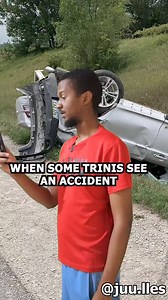 When Trinis See An Accident😭 • • #trinis #accident #car #funny #relatable #facebook #trinidad | Jules Entertainment
