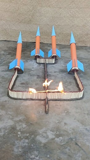 Rockets Experiment match fire sticks experiment with unique Rockets missile #newrocketsexperiment #viralpapercardrocket #viralpaperrockets #firemissileexperiment #trendingrockets #trendingpapercardrockets #viralpapercardrockets #asmrrocketsexperiment #asmrrockets #asmrmissile #viralvideochallenge #viralchallenge #viralreelsfacebook #viralvideo #experiment | MFR Experiment