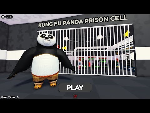 Kung Fu Panda Prison Run 🐼🔥 Roblox Obby